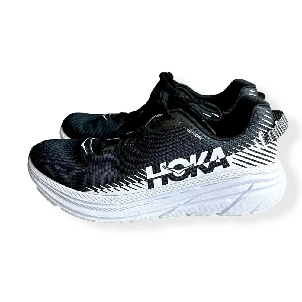 Hoka One One W Rincon 2 Women's Running Shoes Black/White (1110515) Size 11 - Picture 6 of 15